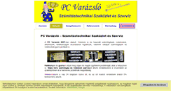 Desktop Screenshot of pcvarazslo.hu