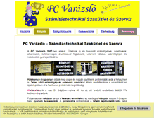 Tablet Screenshot of pcvarazslo.hu